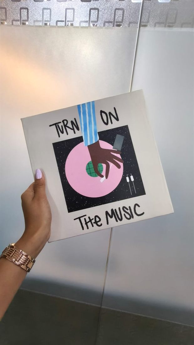 Bedazzle canvas artwork
