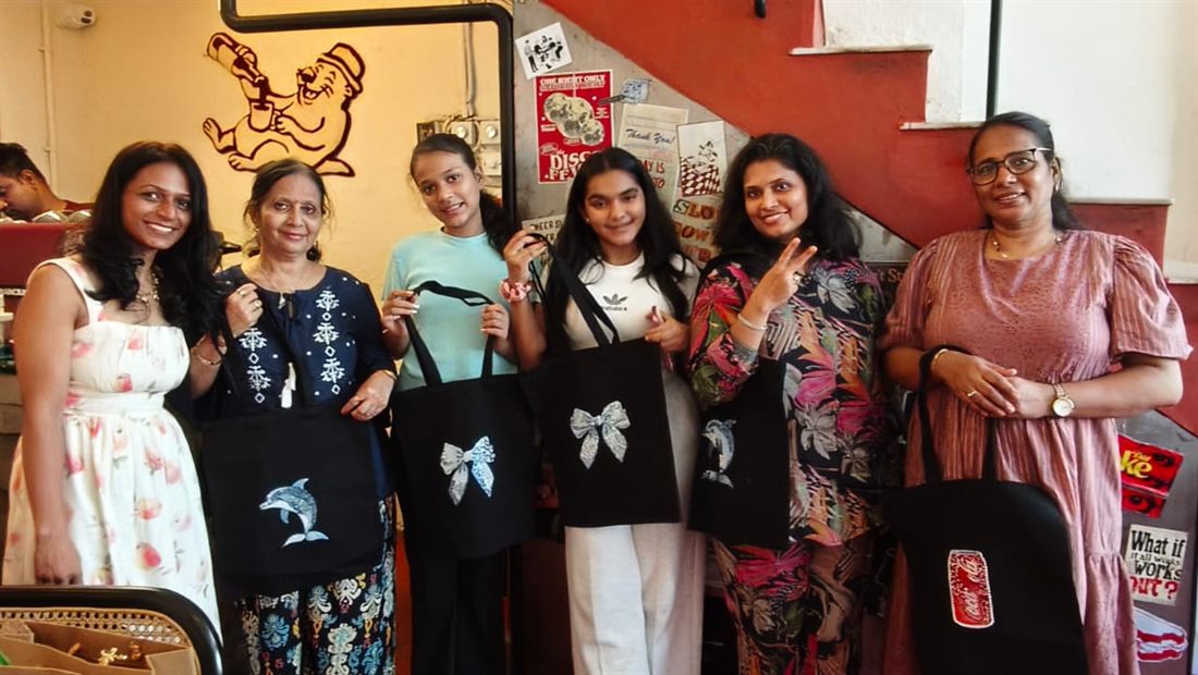 Group at a private art workshop